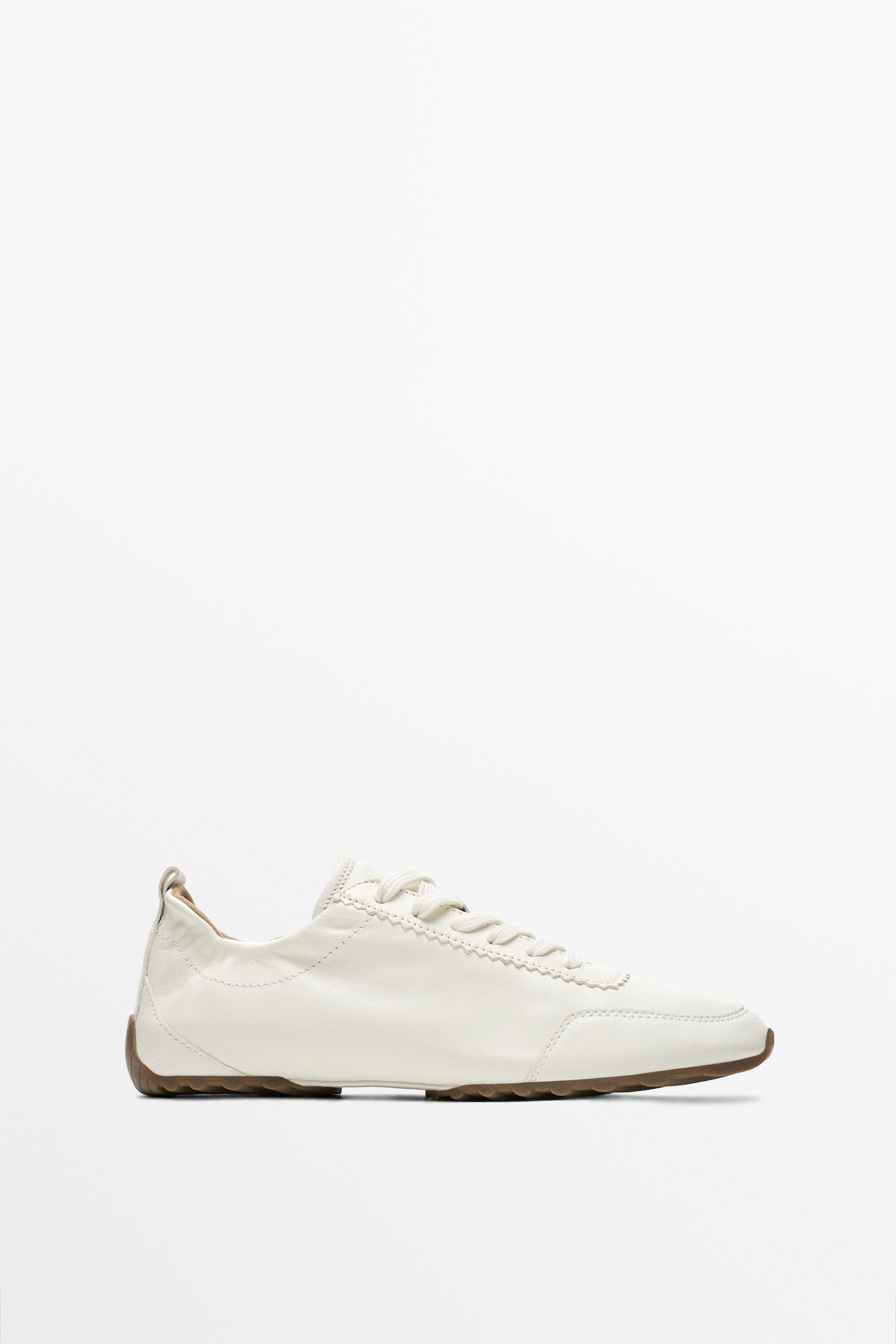 Chaussure de sport cuir souple